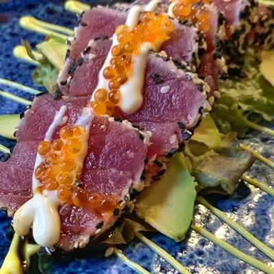 Tataki de tonyina Vermella